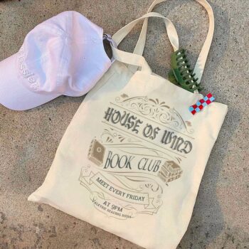 House Of Wind Book Club Valkyrie Reading Room Tote Bag