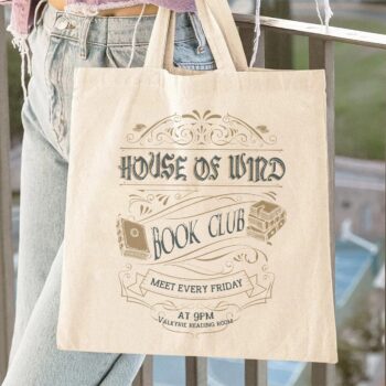 House Of Wind Book Club Valkyrie Reading Room Tote Bag