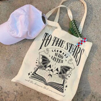 To The Stars Who Listen Acotar Velaris Starlight Inspired Tote Bag