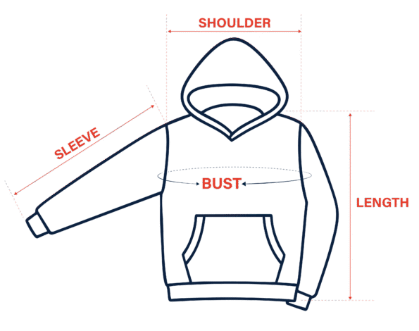 Men Women 3D Hoodie size guide Men Women 3D Hoodie size guide